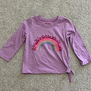 Hatley Girls Rainbow Sequin Top